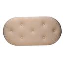 Pouf Contenitore 82x42xh41 cm in Tessuto Velluto Crema-4