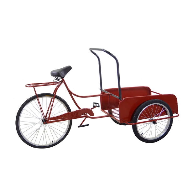 sconto Vélo décoratif en métal rouge cm 187x79xh95