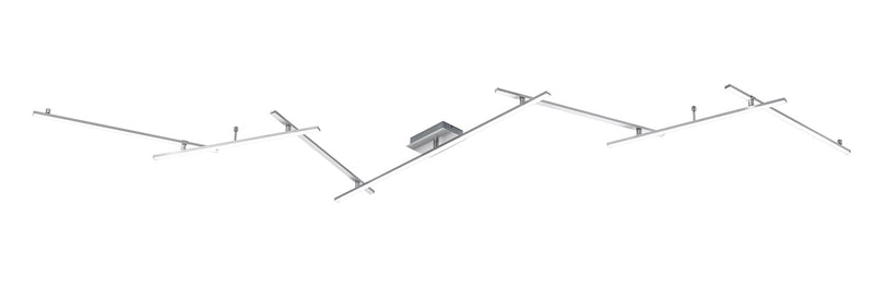 Applique da Interno a LED in Metallo Nickel Opaco-1