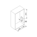 Appendiabiti per Armadio 83-115 cm Max 12Kg in Acciaio Emuca Cromato-5