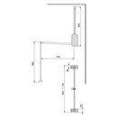 Appendiabiti per Armadio 83-115 cm Max 12Kg in Acciaio Emuca Titanio-4