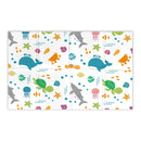 Tappeto Morbido per Bambini 200x150x1 cm Pieghevole Oceano Multicolore-4