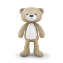 Orsacchiotto di Peluche Multifunzione Allenatore del Sonno 16x40x12 cm con Luce e Suoni Beige-1