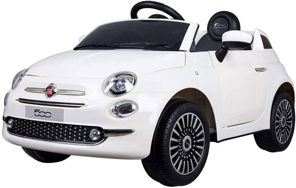 Voiture électrique pour enfants 12V Fiat 500 Blanc sconto