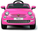 Macchina Elettrica per Bambini 12V Fiat 500 Rosa-2