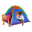 Tenda da Gioco per Bambini 112x112x94 cm Struttura in Plastica Tubolare Avventura Multicolore-2