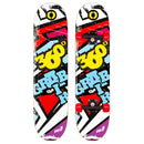 Skateboard con Tavola 80 cm in Legno Concava Double Drago Fish Grab-4