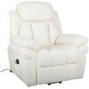 Poltrona Alzapersona Elettrica 1 Motore in Similpelle  Beige-2