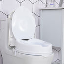 Sedile Rialzo per WC 35x40x16 cm in Polipropilene  Bianco-6