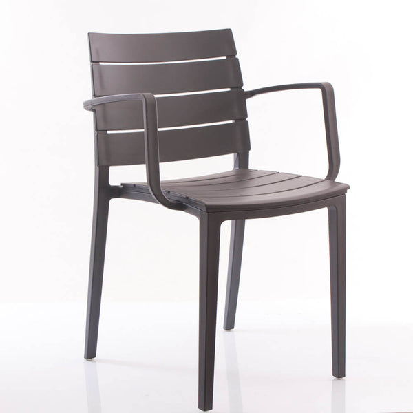 prezzo Chaise de jardin 52x55xH81 cm en résine grise