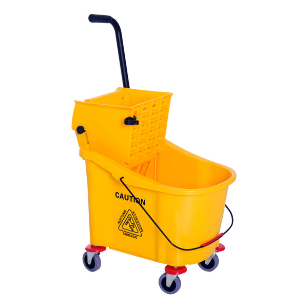 sconto Chariot de Ménage avec Essoreuse Amovible et Roues Capacité 36L 61x38x94 cm