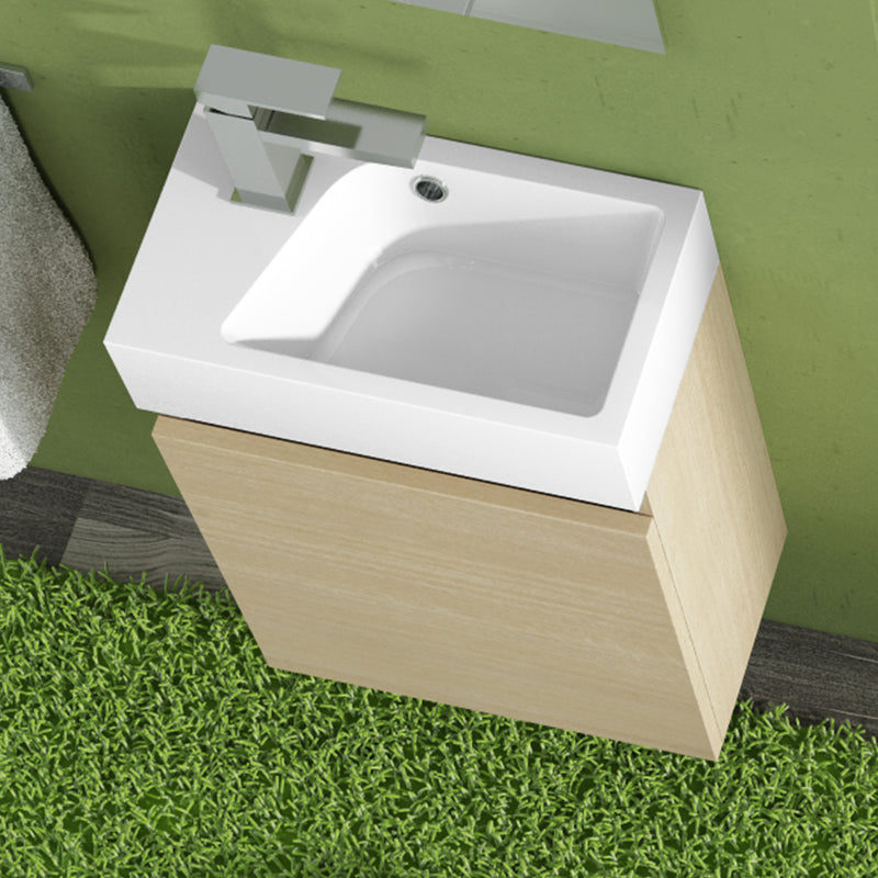 Lavabo da Bagno in Acrilico Bianco 40cm Fosterberg Linz 1-1