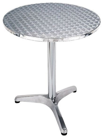 online Table basse de jardin ronde Ø60 cm en aluminium Profy Silver