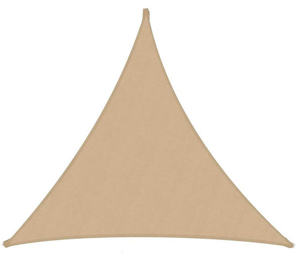 Voile d'Ombrage Triangulaire en Polyester Sable Différentes Tailles prezzo