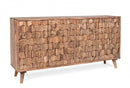 Credenza 4 Ante 177x40x90 cm in Legno Marrone-1