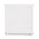 Credenza 2 Ante 96x43x98 cm in Legno Bianco-4