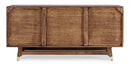 Credenza 2 Ante 11 Cassetti 160x40x75 cm in Legno Multicolore-4