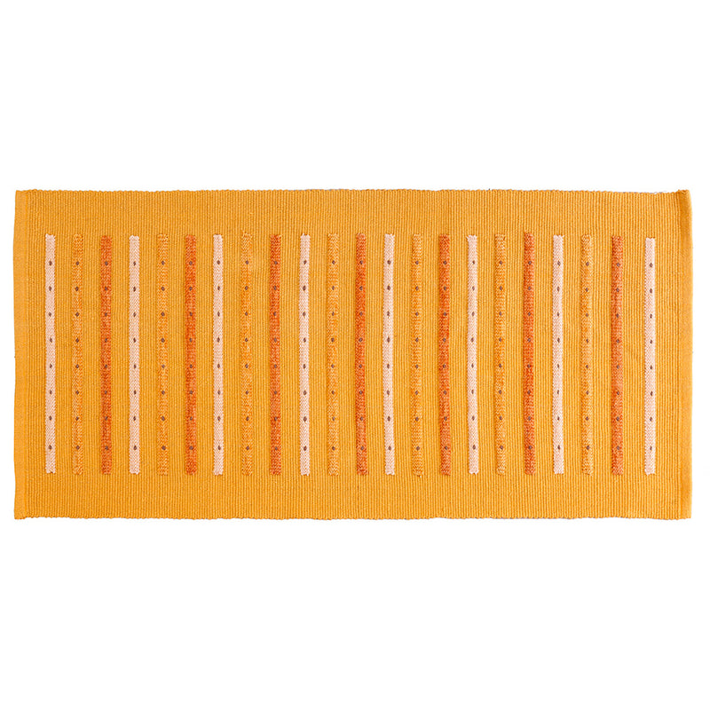 Tappeto Bagno in Cotone con Antiscivolo Giallo Feridras Duna-2