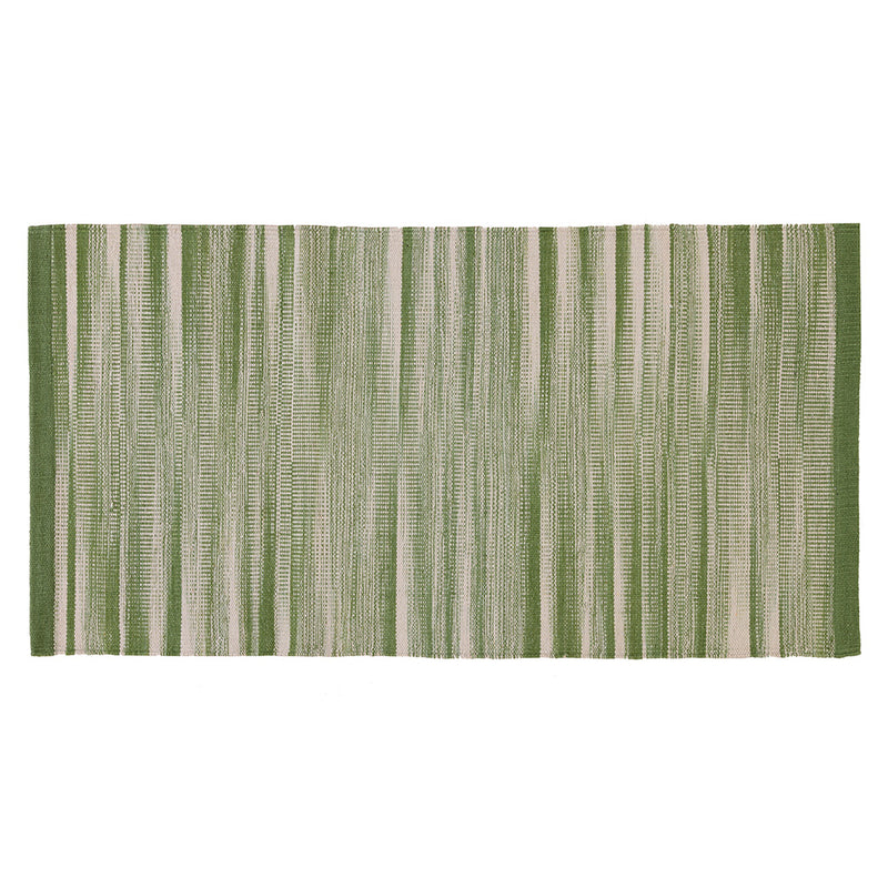 Tappeto Bagno in Cotone Verde Feridras Runner-2