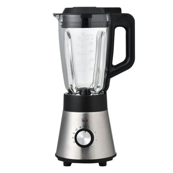 prezzo Mixeur Electrique 1000W 1,5 Litre Verre Noir et Argent