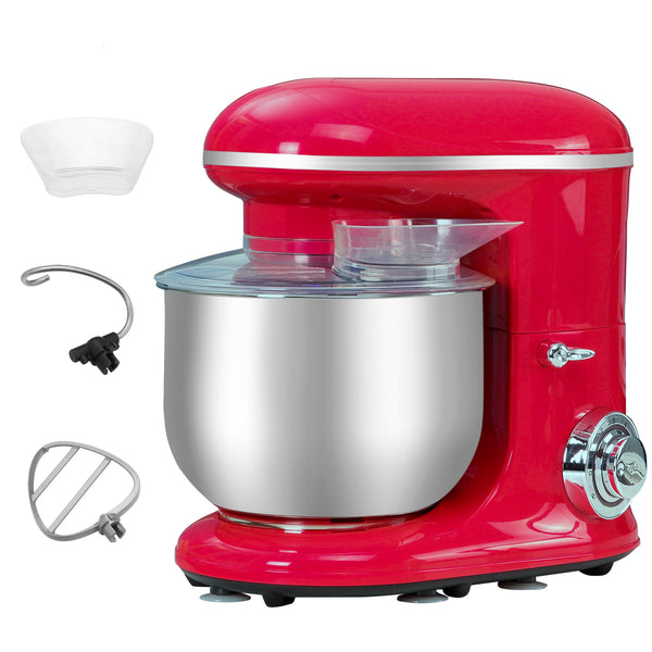 acquista Mixeur Planétaire 5,5 Litres 1200W Bol Inox Rouge