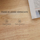 Carrello da Cucina Portaspezie a 3 Livelli e 4 Ruote 89x45x89 cm in MDF e Truciolato Bianco-5