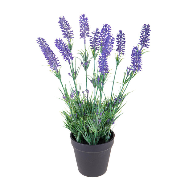 Set 2 Lavandes Artificielles en Vase Hauteur 38 cm Violet online