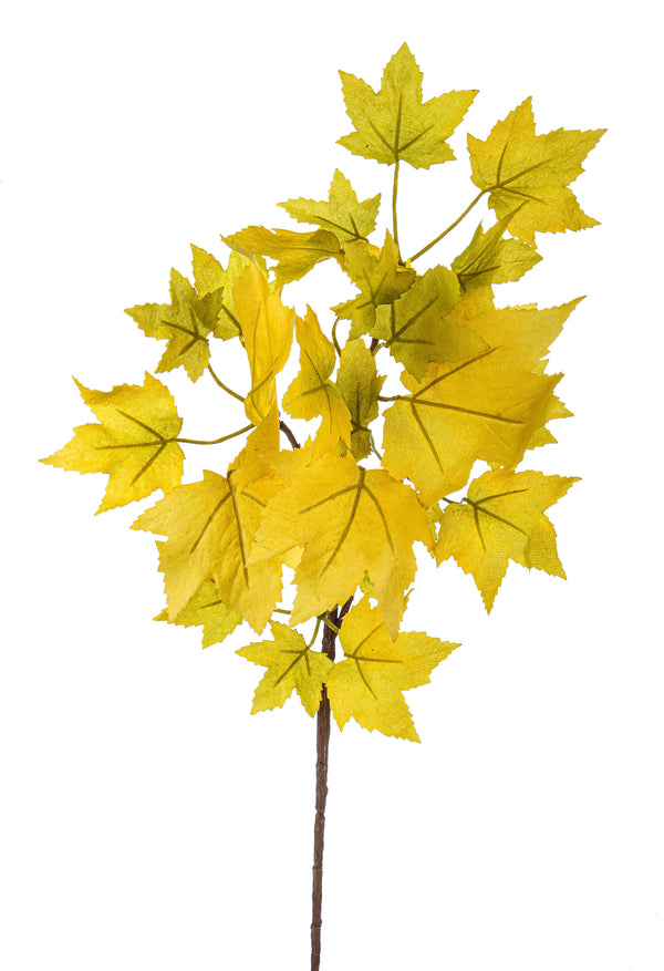 Ensemble de 4 branches artificielles avec feuilles de sycomore d'automne online