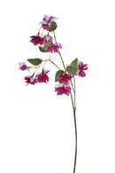 2 Tralcio Artificiale Fuxia Composta da 3 Fiori Altezza 96 cm Rosa-1