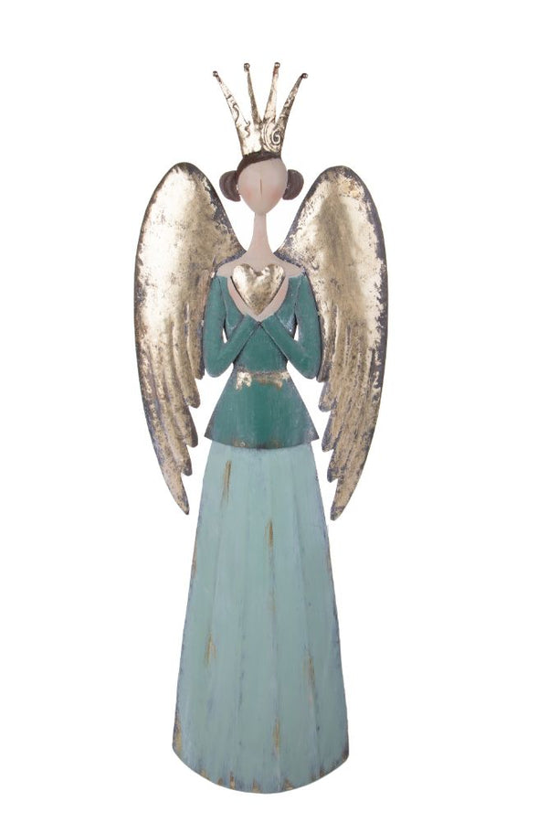 Figurine Ange avec Coeur 78 cm en Métal online