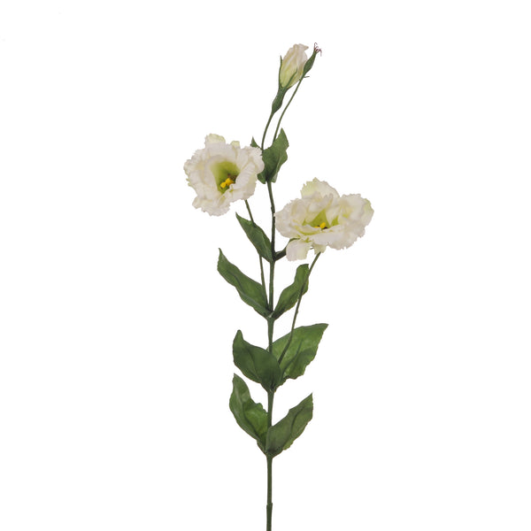 online Lot de 3 Lisianthus Artificiels Composés de 3 Fleurs Hauteur 82 cm Blanc