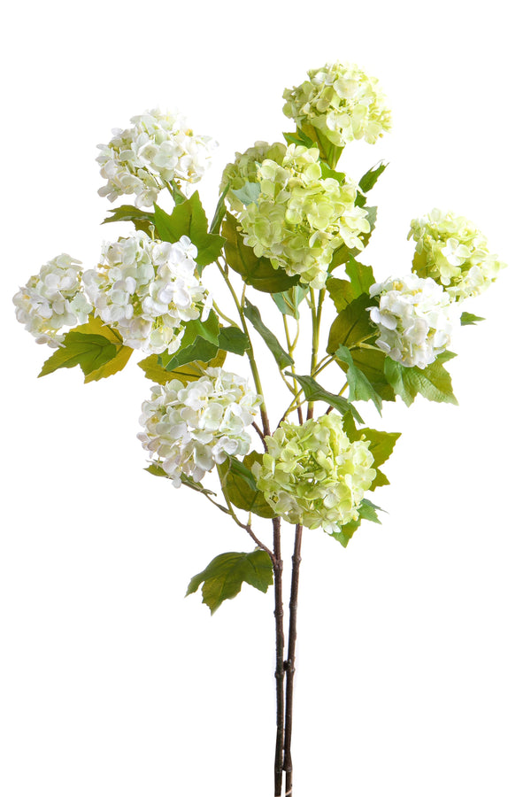 online Lot de 3 fleurs de viorne artificielles hauteur 85 cm vert