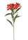 Lot de 8 Fleurs Alstromeria Artificielles en Matière Synthétique Hauteur 62 cm Rouge