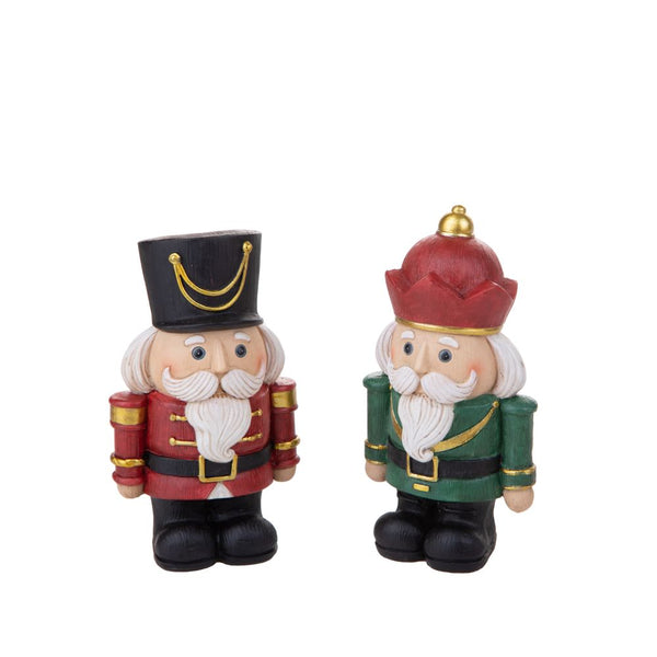 prezzo Lot de 2 Soldats Casse-Noisette de Noël 16 cm en Résine