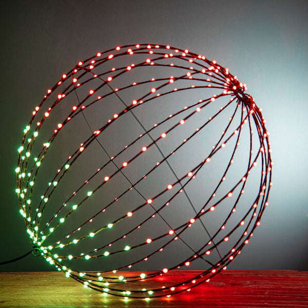 Sphère Décorative de Noël 300 LED Ø 50 cm Extérieure en Métal et Plastique acquista