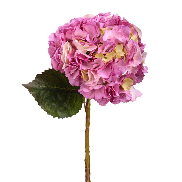 sconto Lot de 2 Hortensias Artificiels Hauteur 54 cm Rose