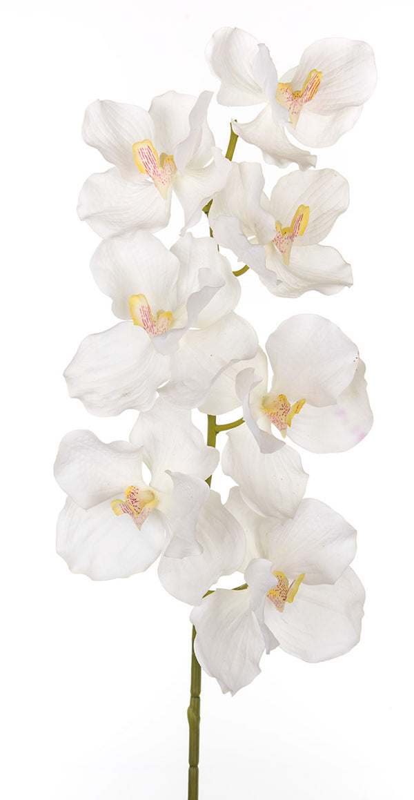 Lot de 3 orchidées Vanda artificielles hauteur 100 cm blanc online