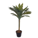 Dracaena Artificiale in Vaso con 30 Foglie Altezza 75 cm-1