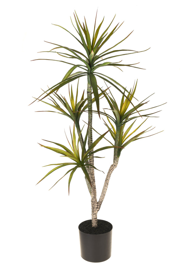 Yucca Artificiel en Pot à 5 Branches Hauteur 116 cm Vert prezzo