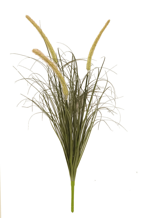 Lot de 3 plantes artificielles Pennisetum avec fleurs 70 cm vert acquista