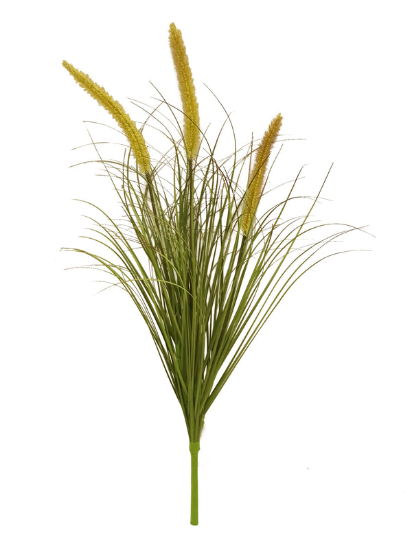 Lot de 3 plantes artificielles Pennisetum avec fleurs 70 cm vert prezzo