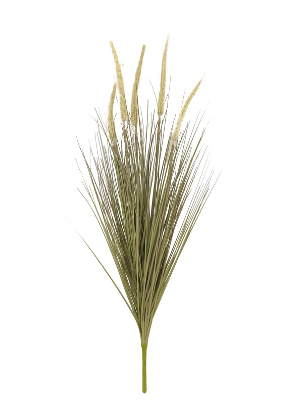 acquista Set 2 Plantes Pennisetum Artificielles avec Fleurs 79 cm Vert