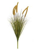 Pianta Pennisetum Artificiale con Fiori 79 cm Verde-1