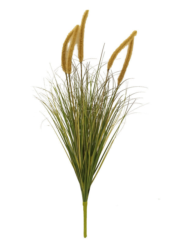 sconto Set 2 Plantes Pennisetum Artificielles avec Fleurs 79 cm Vert