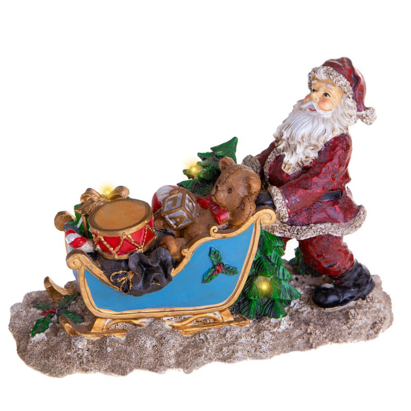 Statuina Babbo Natale 19,5 cm in Resina-1