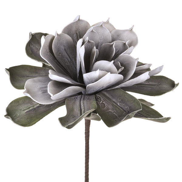 Fleurs en Mousse Grande Hauteur Artificielle 89cm Gris prezzo