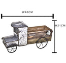 Camioncino contenitore in Legno Larghezza 40 cm-2