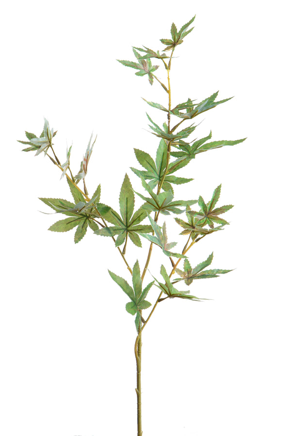 sconto Lot de 24 Branches d'érable du Japon artificielles Hauteur 72 cm Vert