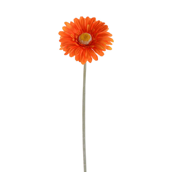 Lot de 12 fleurs de gerbera artificielles hauteur 53 cm orange prezzo