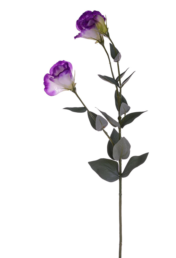 sconto Lot de 6 lisianthus artificiels avec fleurs hauteur 75 cm